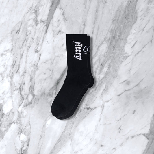 "Avery black socks"